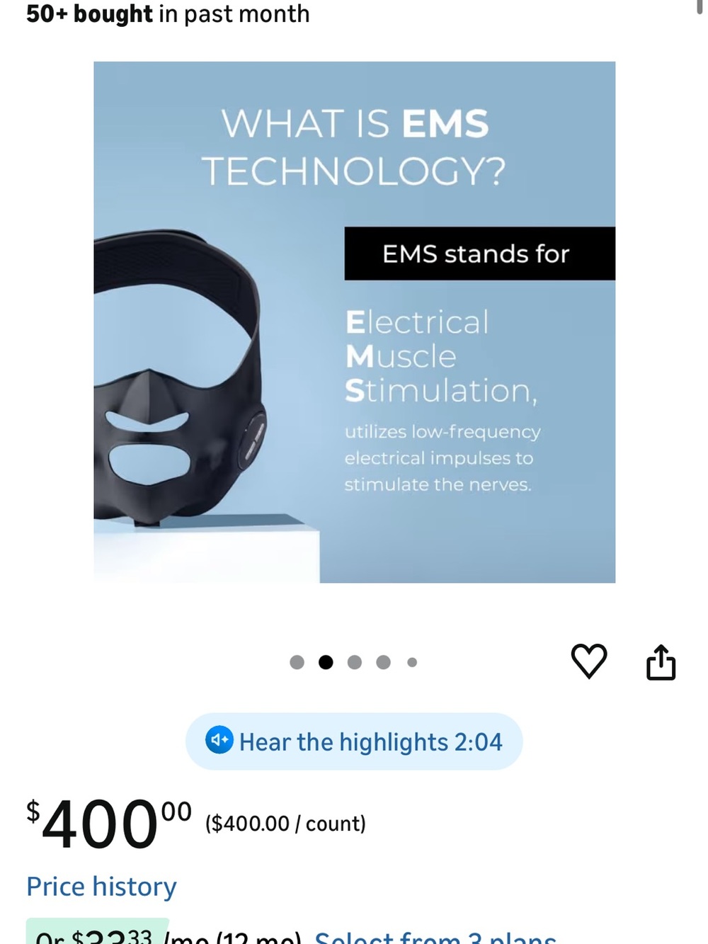 Save THOUSANDS!!! Face Lift Mask - no surgery required!